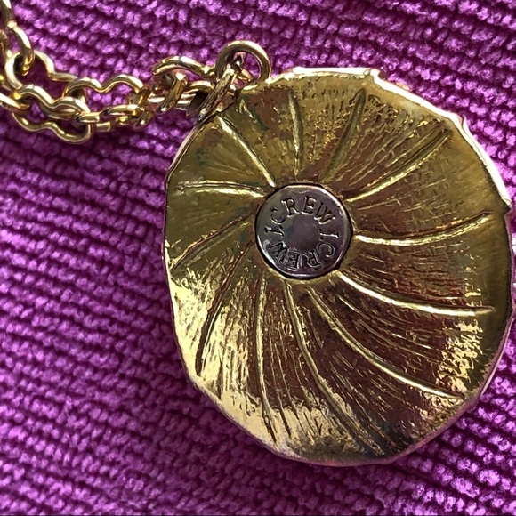 J.Crew Rhinestone Shell Long Necklace - Picture 4 of 5